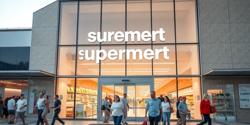 Fachadas Comerciais para Supermercados: Funcionalidade, Visibilidade e Fluxo