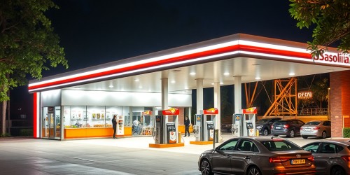 Fachadas para Postos de Gasolina: Visibilidade, Segurança e Organização 24h por Dia