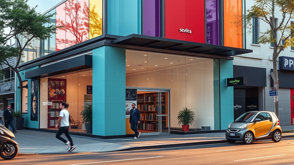 O uso de cores e psicologia nas fachadas comerciais