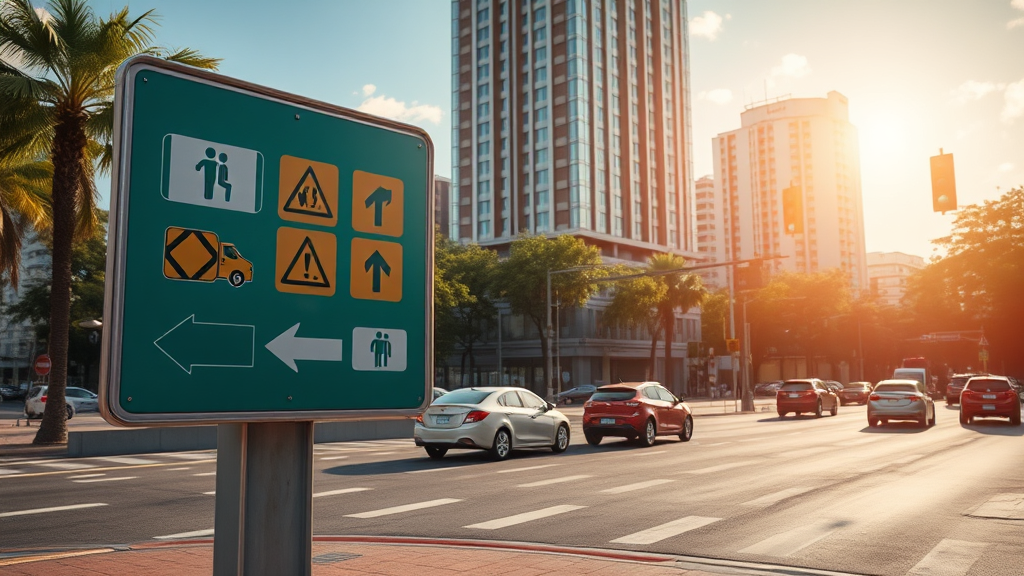 Sinalização eficiente para orientar e proteger motoristas