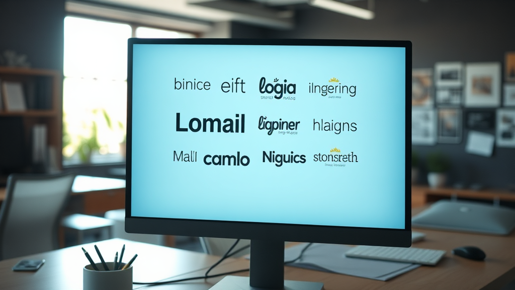 O perigo das fontes inadequadas no design do logotipo